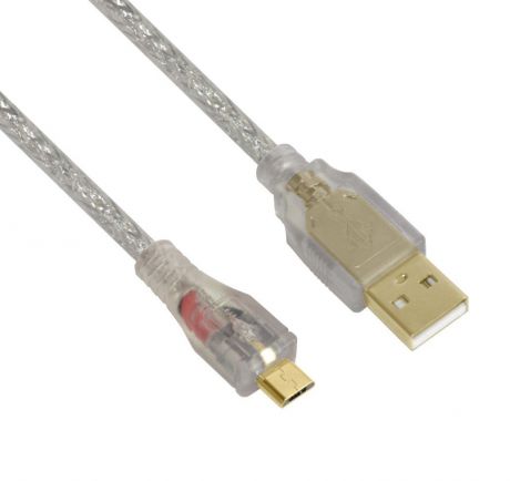 Кабель Greenconnect 0.5m USB 2.0, AM/microB 5pin, 28/24 AWG, UA2MCB2-BD2SG