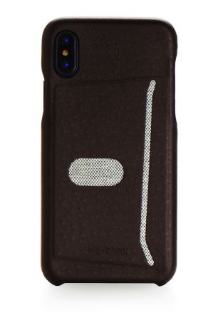 Чехол для сотового телефона G-Case Jazz Series с визиткой 904735 для Apple iPhone X/XS 5.8", коричневый