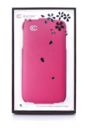 Чехол для сотового телефона Kuchi книжка экокожа 450010 для Samsung S4, розовый