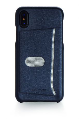 Чехол для сотового телефона G-Case Jazz Series с визиткой 904734 для Apple iPhone X/XS 5.8", синий