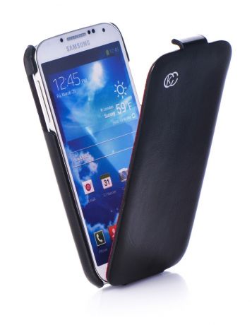 Чехол для сотового телефона Kuchi книжка экокожа 450008 для Samsung S4, черный