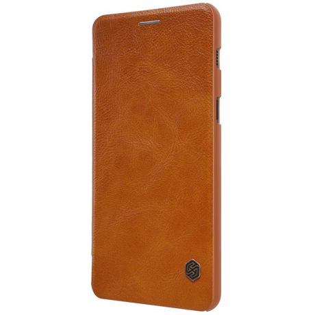 Чехол для сотового телефона Мобильная мода Samsung A8 Plus 2018 Чехол-книжка Nillkin, QIN, коричневый
