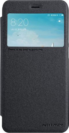Чехол Nillkin Sparkle Leather Case для Xiaomi RedMi 4X, 6902048139299, Black