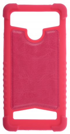 Чехол для сотового телефона skinBOX Universal 4-4,5, 4630042529632, красный