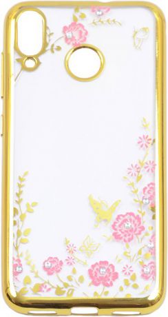 Чехол для сотового телефона GOSSO CASES для Asus ZenFone Max (M1) ZB555KL со стразами, 204391, золотой