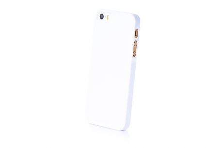 Чехол для сотового телефона iNeez пластик soft touch открытый для Apple iPhone 5/5S/SE, белый