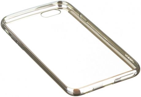 Чехол для сотового телефона Deppa Gel Plus Case и защитная пленка для Apple iPhone 6/6S Plus, серебристый