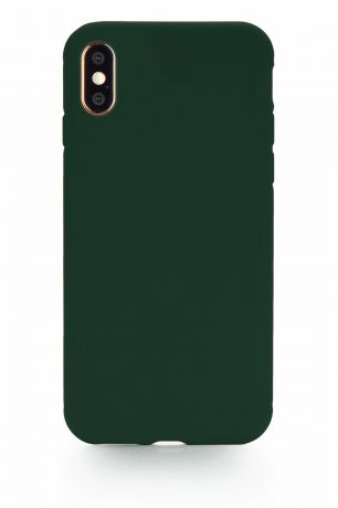 Чехол для сотового телефона Gurdini Soft Lux силикон (14) для iPhone XS Max 6.5", темно-зеленый