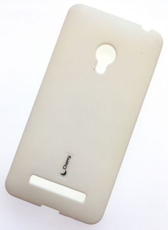Чехол для сотового телефона Cherry Asus Zenfone 5/A500KL Накладка резиновая с пленкой на экран, белый