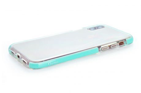 Чехол для сотового телефона Gurdini Crystal Ice 906714 силикон противоударный для Apple iPhone XS Max 6.5", светло-зеленый