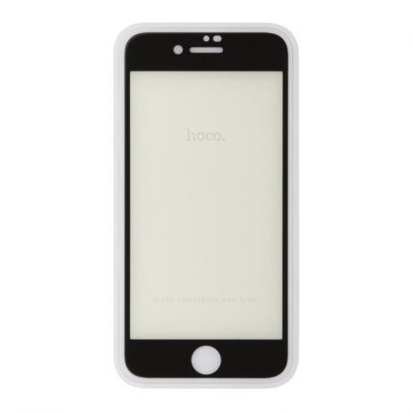 Защитное стекло HOCO Eye Protection Fullscreen Anti-Blu Ray Glass for iPhone 7/8 (A4) рамка (черное)