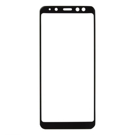 Защитное стекло "LP" для Samsung Galaxy A8 (A530) Tempered Glass 0,33 мм, 9H (черная рамка)