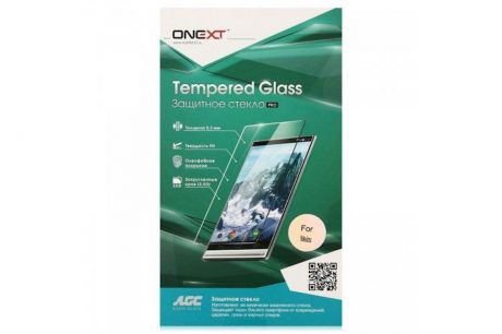 Защитное стекло Onext для Meizu M3 Note, 641-41450, с рамкой, черный