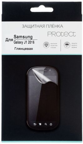 Protect защитная пленка для Samsung Galaxy J1 (2016), глянцевая