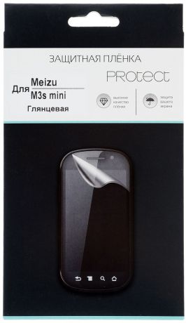 Protect защитная пленка для Meizu M3s mini, глянцевая