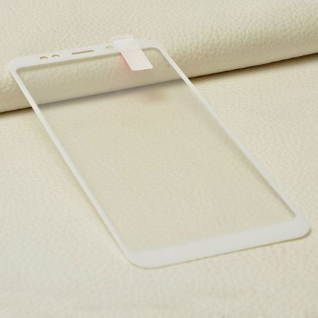 Защитное стекло полноклеевое FULL SCREEN для Xiaomi Redmi 5 Plus белое