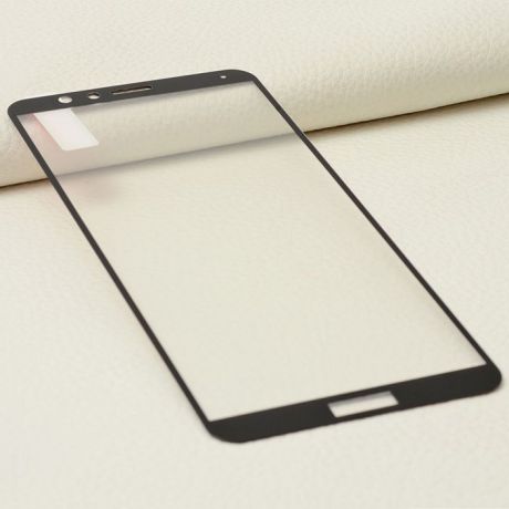 Защитное стекло полноклеевое FULL SCREEN для Huawei Honor 7X черное