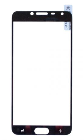 Защитное стекло Onext для телефона Samsung Galaxy J4 2018, с рамкой черное, full glue