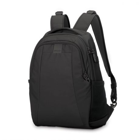 Рюкзак для ноутбука Pacsafe Рюкзак антивор Metrosafe LS350, цвет: черный, 15 л, черный