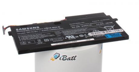 Аккумуляторная батарея iBatt iB-A849 3950 мАч. Совместима с Samsung AA-PBVN3AB, BA43-00358A, CS-SNP470NB.