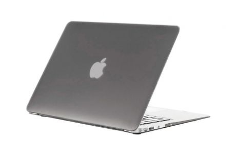 Чехол для ноутбука Gurdini Чехол MacBook Air 13" накладка пластик матовый серый, серый