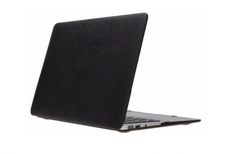 Чехол Gurdini MacBook Pro Retina 15" (2016 year with TouchBar) пластик под кожу черный