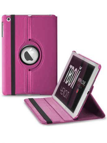 Чехол для планшета With love. Moscow "Rotator" для Apple iPad Mini 1/2/3, темно-розовый