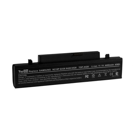 Аккумулятор для ноутбука TopON Samsung N220P, N210, Q330, X410, X420. 11.1V 4400mAh 49Wh. PN: AA-PB1VC6B, AA-PL1VC6BE., TOP-X420