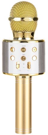 Караоке микрофон Karaoke Boom KB-WS858RU, BP-00001203, Gold