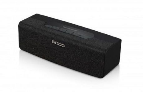 Беспроводная колонка SODO Портативная Bluetooth колонка SODO L2.LIFE FM-радио, слот для карт TF, Aux. Цвет: Черный, 1173