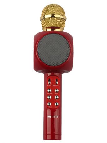 Микрофон Wster WS-1816, 4605170003286, красный