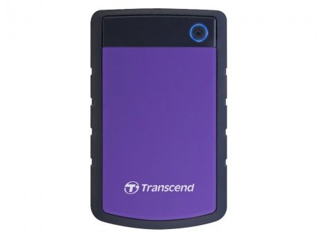 Портативный внешний жесткий диск Transcend HDD 2 TB H3 , 2.5", USB 3.0, фиолетовый