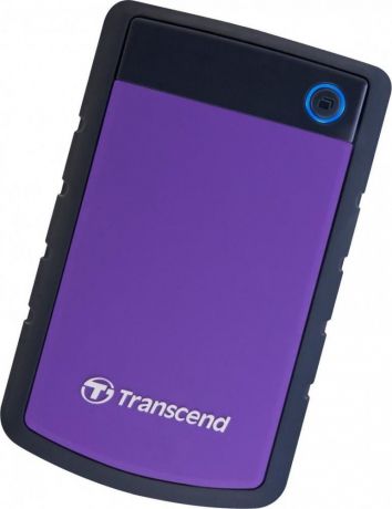 Портативный внешний жесткий диск Transcend HDD 1 TB H3, 2.5", USB 3.0, фиолетовый