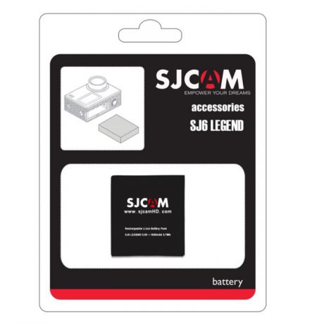 Аккумулятор для видеокамеры SJCAM SJ6 Legend, SJ6 Air