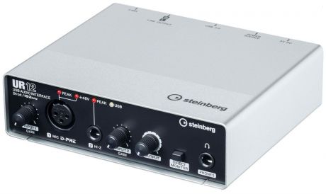 Steinberg UR12, Black Silver аудио интерфейс