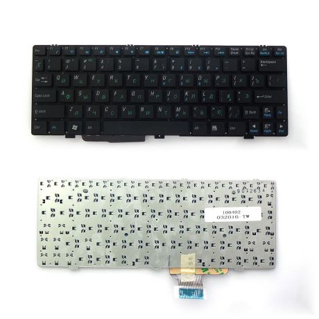 Клавиатура TopOn Asus Eee PC 904, 1000, 1000H, 1002H, 1004D, S101 Series. Плоский Enter. Без рамки. PN: NSK-UDU01, 9J.N1N82.501., TOP-100402, черный