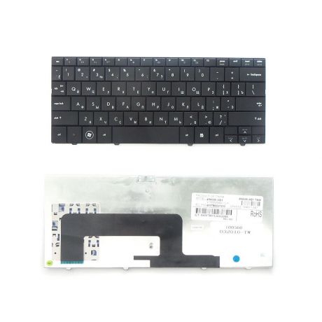 Клавиатура TopOn HP Mini 1000, 700, 1100 Series. Плоский Enter. Без рамки. PN: 496688-001, 504611-001., TOP-100500, черный