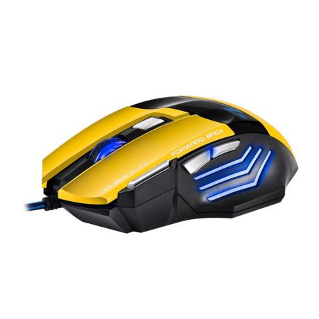 Игровая мышь IMICE X7, оптическая USB, цвет желтый