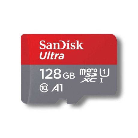 Карта памяти SanDisk MicroSD 128GB Class 10 Ultra Android UHS-I (100 Mb/s) без адаптера
