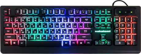 Игровая клавиатура Nakatomi KG-33U, черный