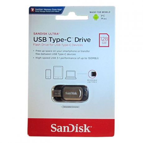 USB Флеш-накопитель SanDisk Ultra Z450 128GB USB Type-C