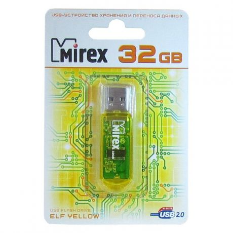 USB Флеш-накопитель Mirex ELF USB 2.0 32GB, 13600-FMUYEL32