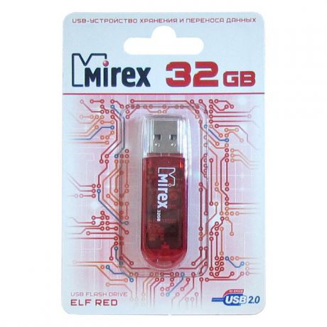 USB Флеш-накопитель Mirex Elf USB 2.0 32GB, 13600-FMURDE32