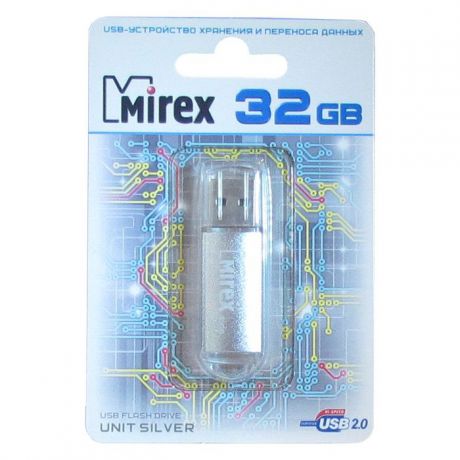 USB Флеш-накопитель Mirex Unit USB 2.0 32GB, 13600-FMUUSI32