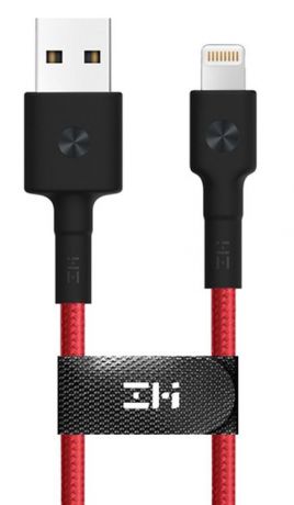 Кабель Xiaomi ZMI MFi USB/Lightning AL823, Red, 30 см