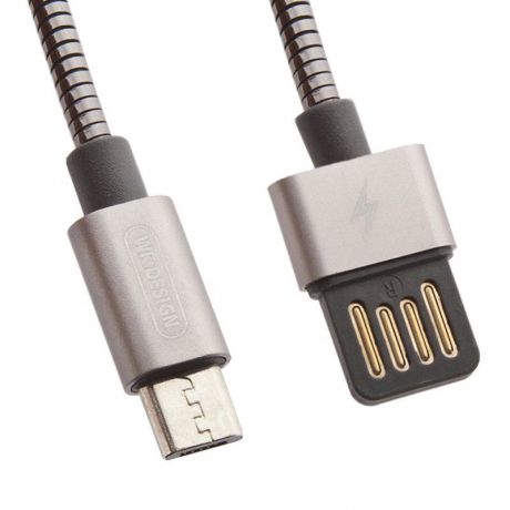 USB кабель WK Alloy WDC-039 Micro USB, 0L-00034807, черный