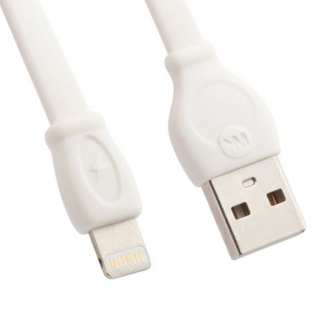 USB кабель WK Fast Cable WDC-023 Apple 8 pin, 0L-00035281, белый, 1 м