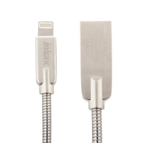 USB Кабель Inkax Knight CK-24 Apple 8 pin, 0L-00040085, серебряный