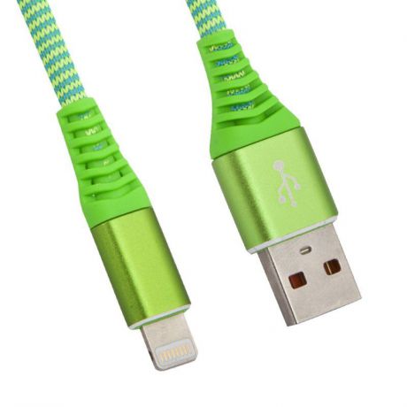 USB кабель Liberty Project "Носки" Apple 8 pin, 0L-00038859, зеленый