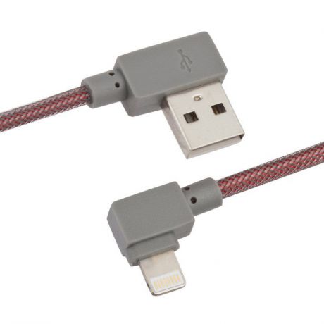 USB кабель Liberty Project Apple 8 pin Г-коннектор, 0L-00038870, красный